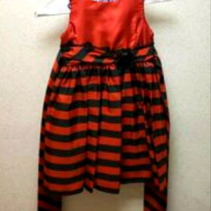 HOLIDAY DRESS SIZE 4 RED AND BLACK